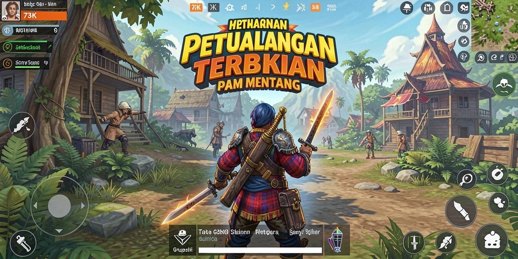 Tampilan gameplay 73K yang memukau dalam dunia Open World.
