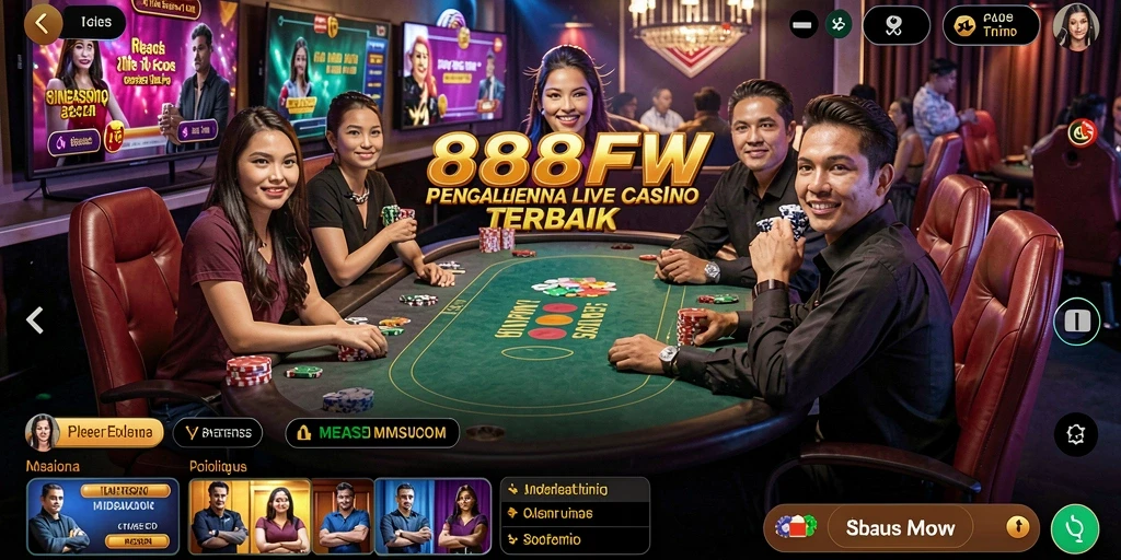 Gameplay Live Casino yang menggembirakan di 888FW.