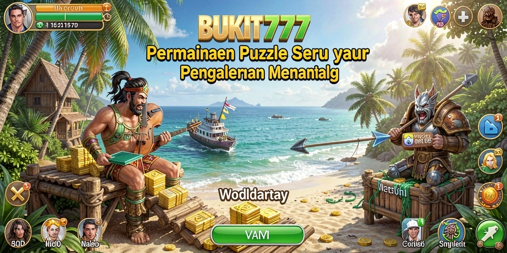 Gameplay memikat dari BUKIT777 yang menunjukkan tantangan Puzzle.