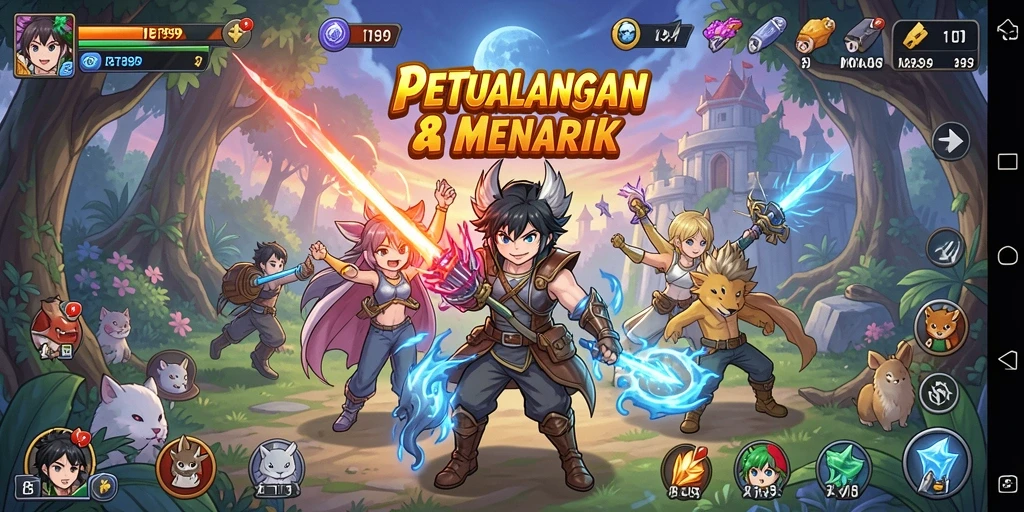 Gameplay Anime seru dan mengasyikkan di IBET899.