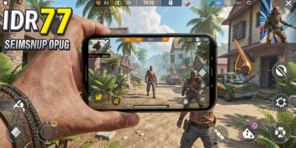 Tampilan gameplay menarik dalam simulasi kehidupan IDR77.