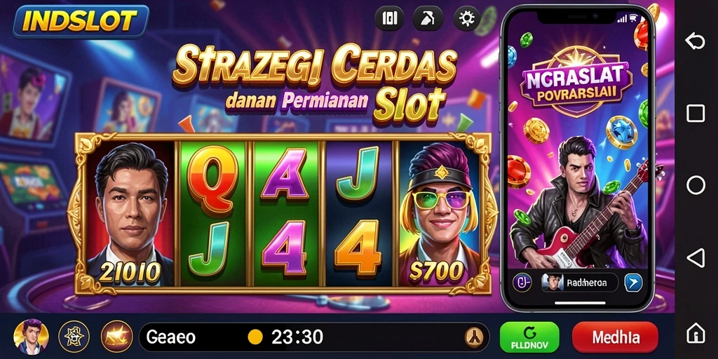 Screenshot INDSLOT menampilkan momen mendebarkan dalam gameplay Strategy.