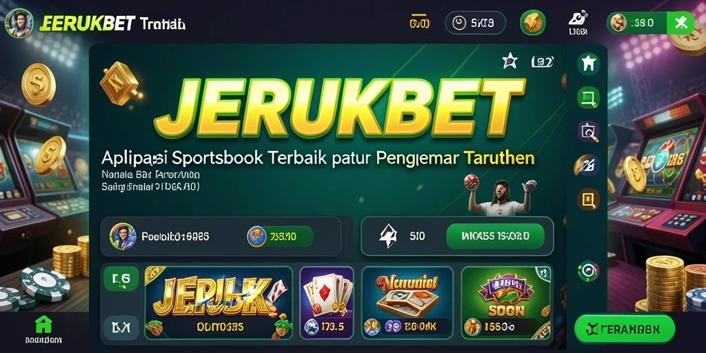 Tampilan gameplay menarik dari aplikasi Sportsbook JERUKBET.