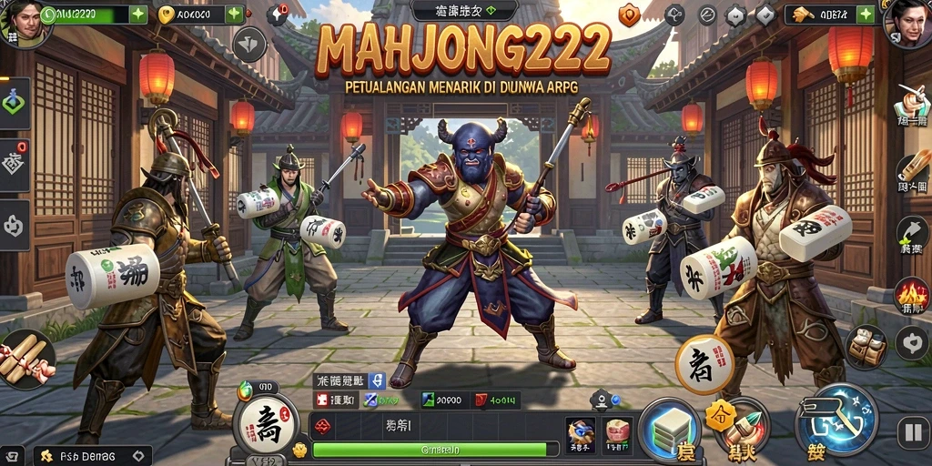 Tampilan gameplay ARPG yang mendebarkan dan grafik menawan di MAHJONG222.