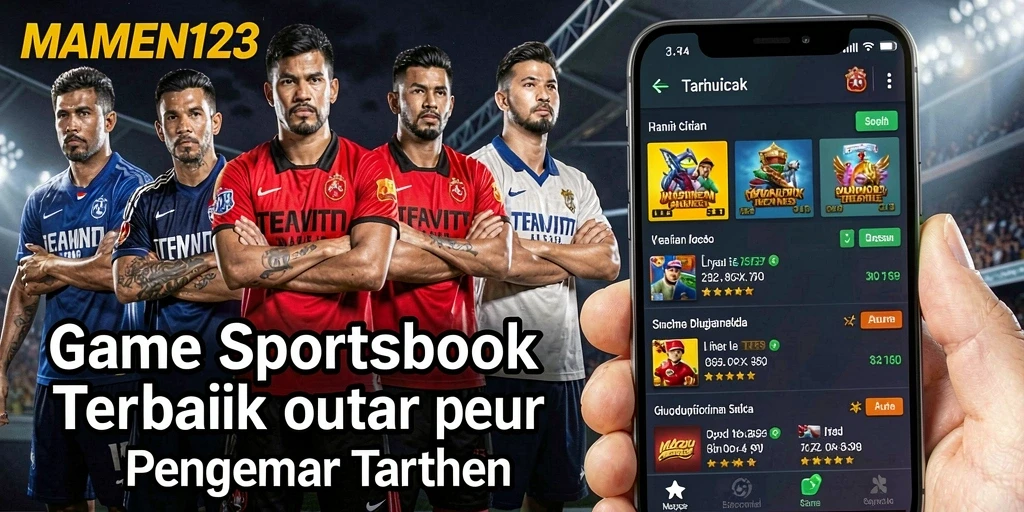 Tampilan antarmuka MAMEN123 yang menarik saat bertaruh di Sportsbook.