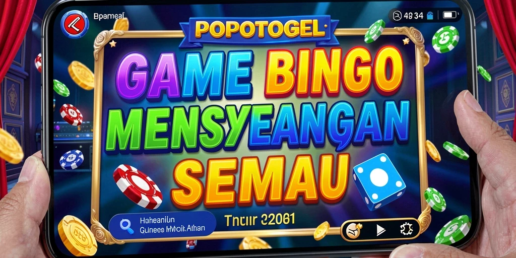 Screenshot gameplay POPOTOGEL menampilkan momen seru permainan Bingo.