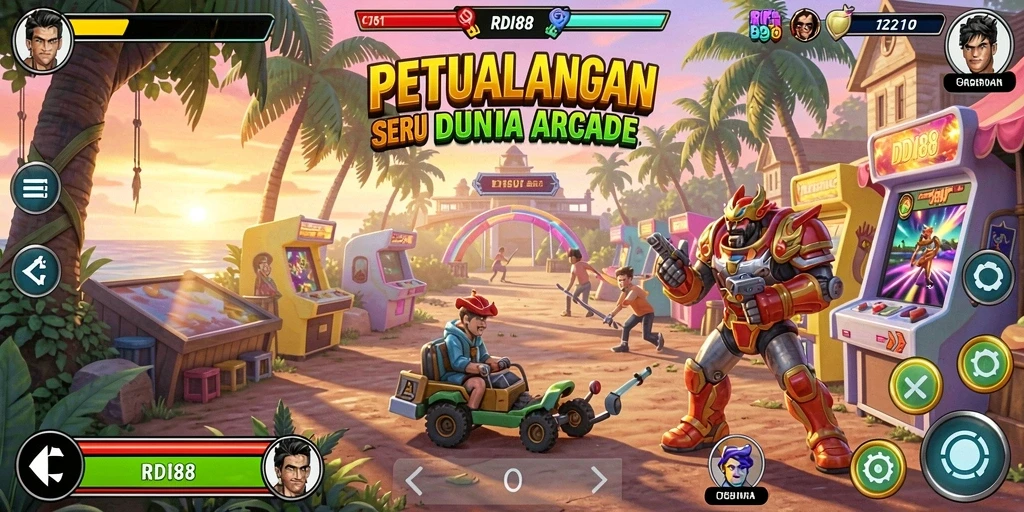 Tampilan seru gameplay RDI88 yang penuh tantangan.