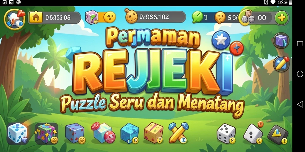 Tampilan gameplay REJEKI yang menarik dan menantang.