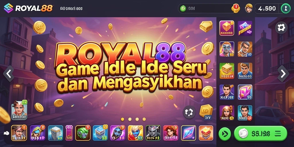 Gameplay menarik dan interaktif dari ROYAL88 dengan elemen Idle.