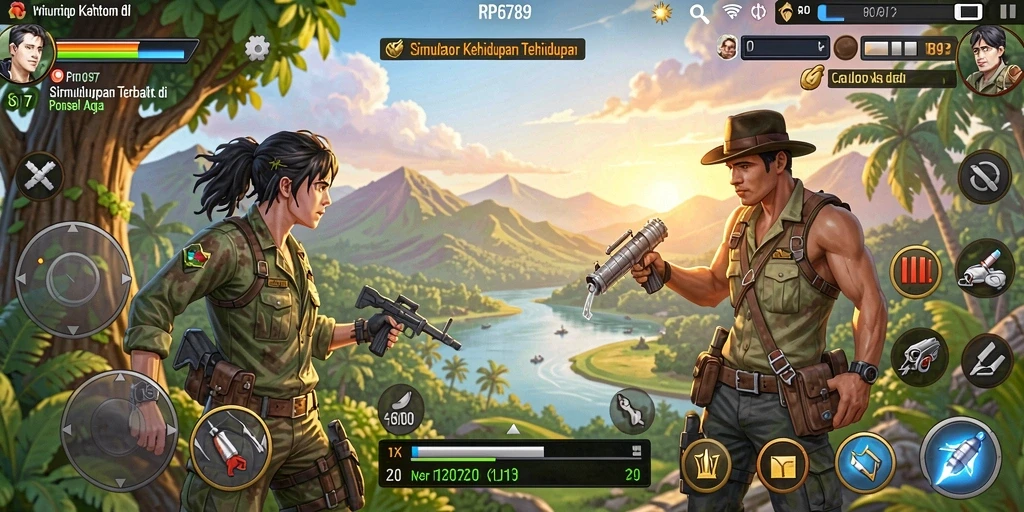 Tampilan gameplay RP6789 yang menawan dan interaktif.