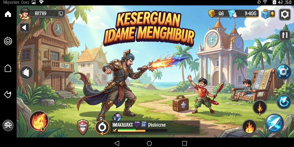 Tampilan gameplay <strong>RR789</strong> yang menarik dengan berbagai fitur Idle.