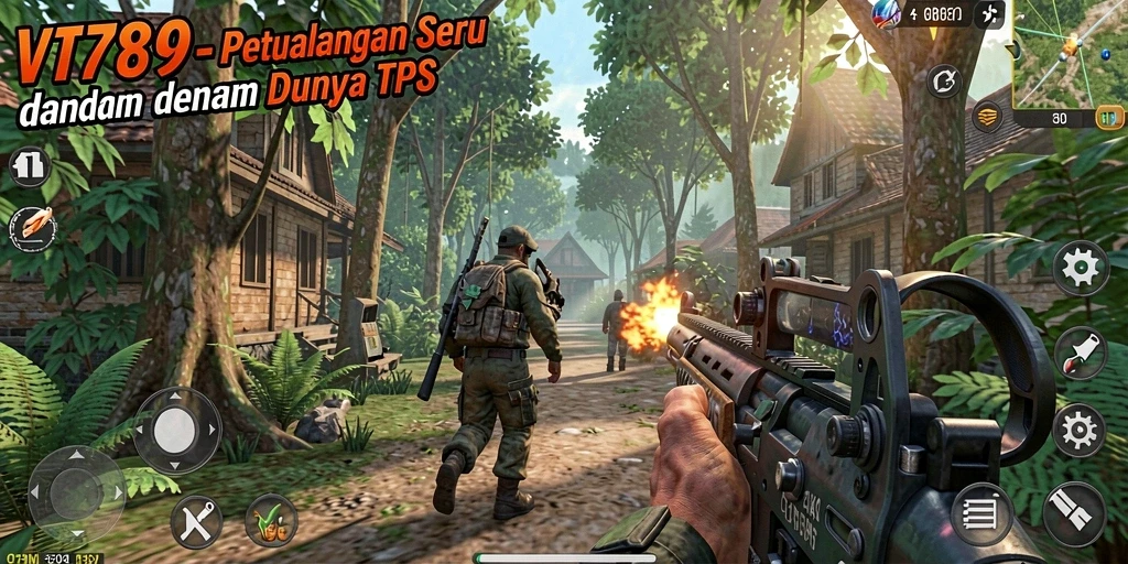 Gameplay intens dan menarik di dunia TPS.