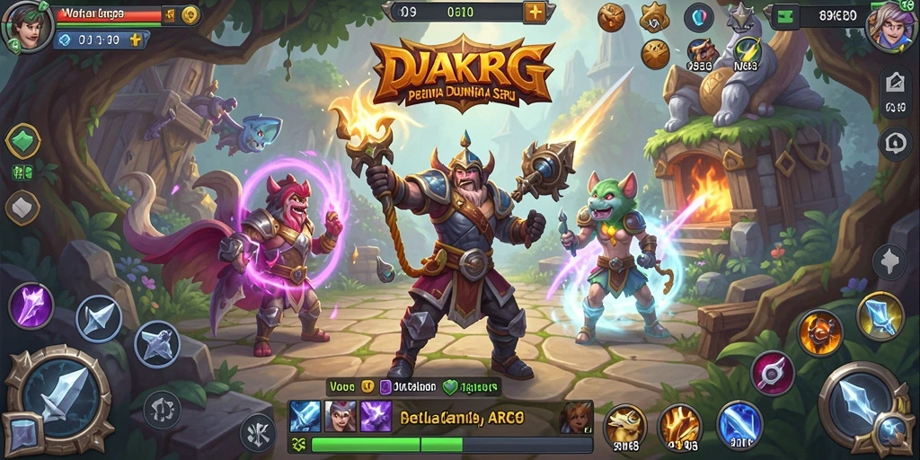 Tampilan gameplay seru di dunia WAK89 yang menantang.